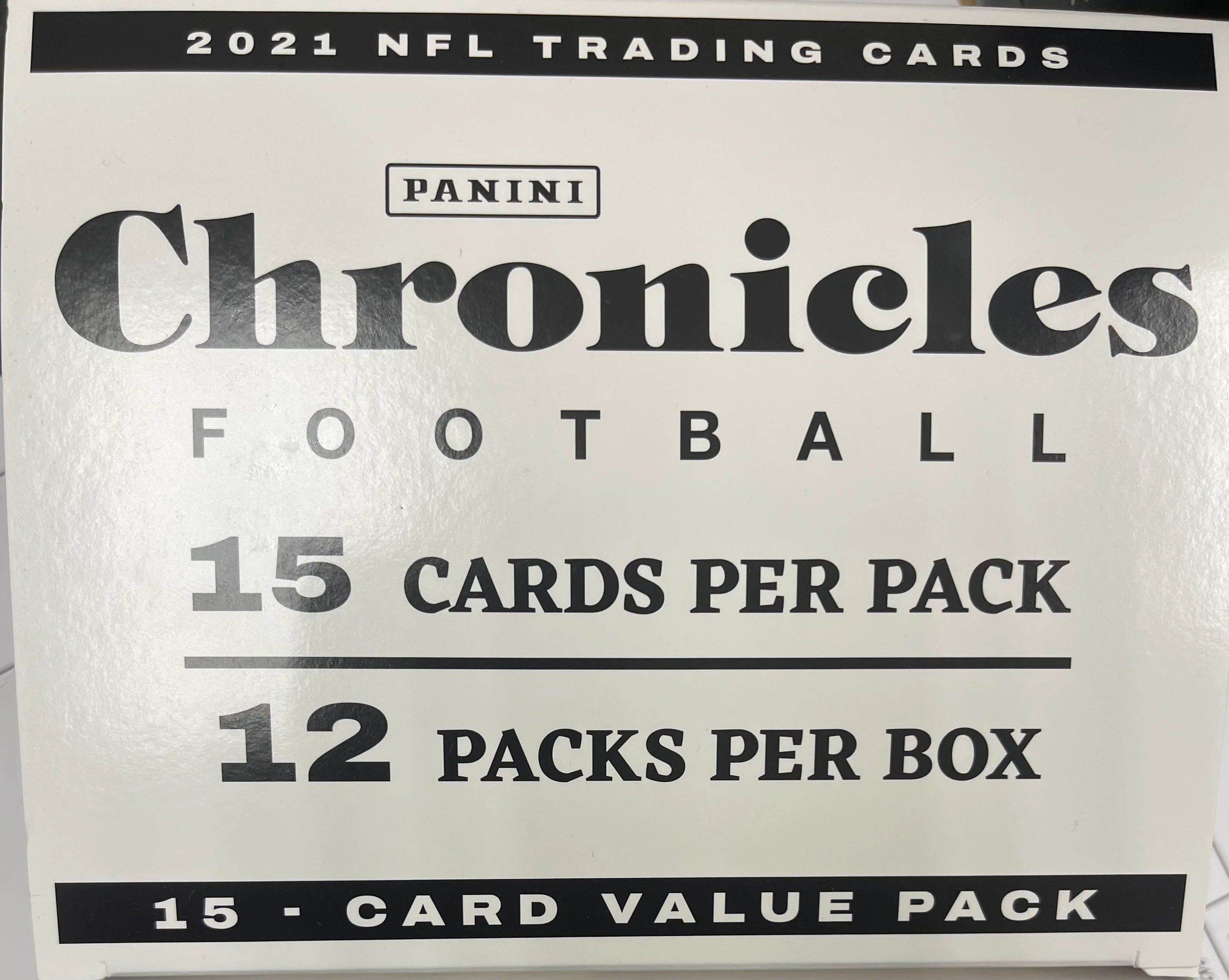 2021 Panini Chronicles Football Fat Pack Box