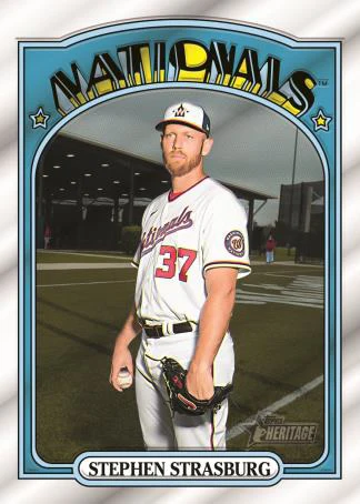 2021 Topps Heritage High Number Baseball Hobby Box