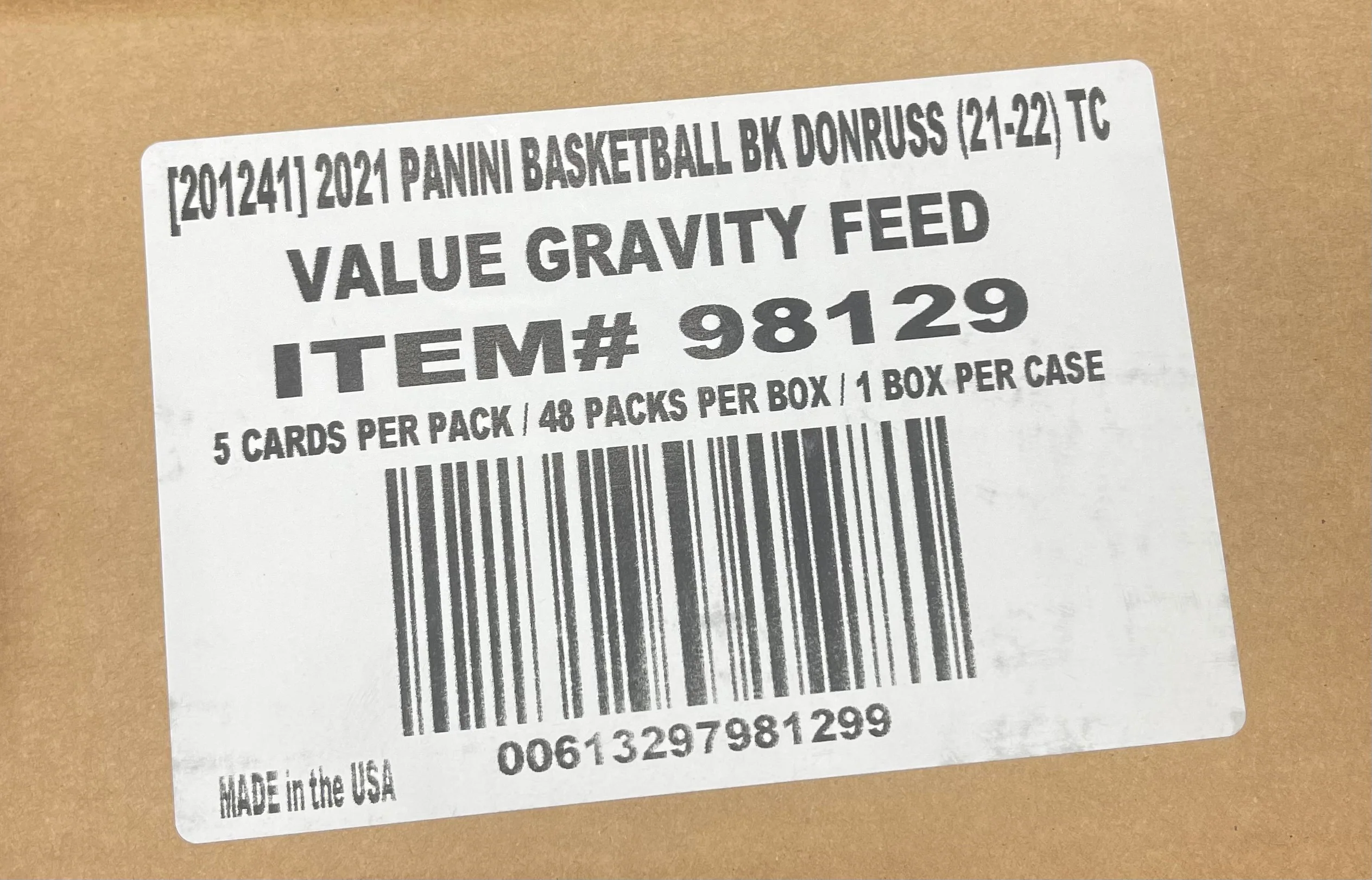 21/22 Donruss Basketball Value/Gravity Feed Box - Image 2