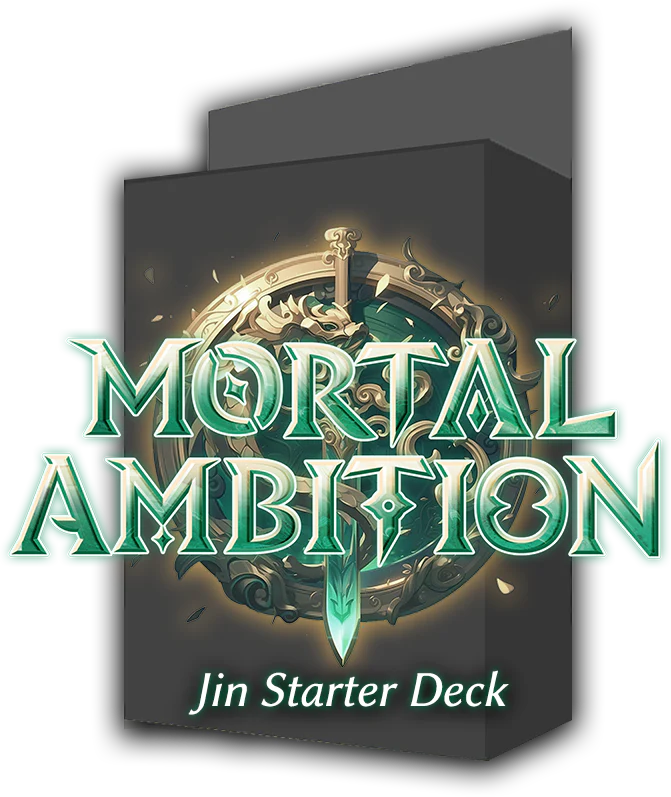 Grand Archive: Mortal Ambition Jin Starter Deck Display