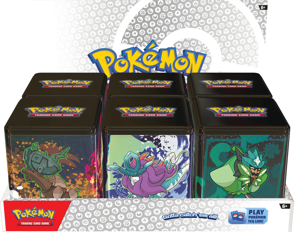 Pokemon 2025 Q1 Stacking Tins Unit
