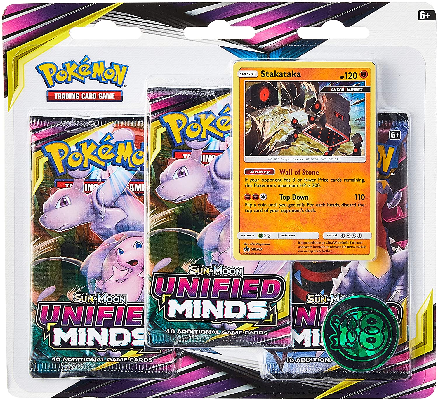 Pokemon 3pk Blister - SM11 Unified Minds