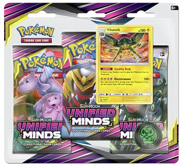Pokemon 3pk Blister - SM11 Unified Minds - Image 2