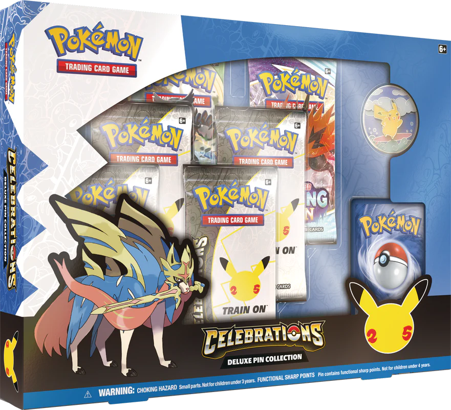 Pokemon Celebrations Deluxe Pin Collection (Multiples of 6)