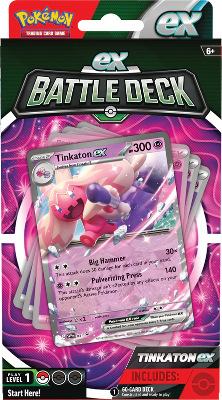Pokemon Chien-Pao/Tinkaton EX Battle Deck (6ct Display)