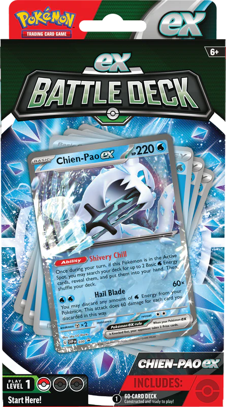 Pokemon Chien-Pao/Tinkaton EX Battle Deck (6ct Display) - Image 2