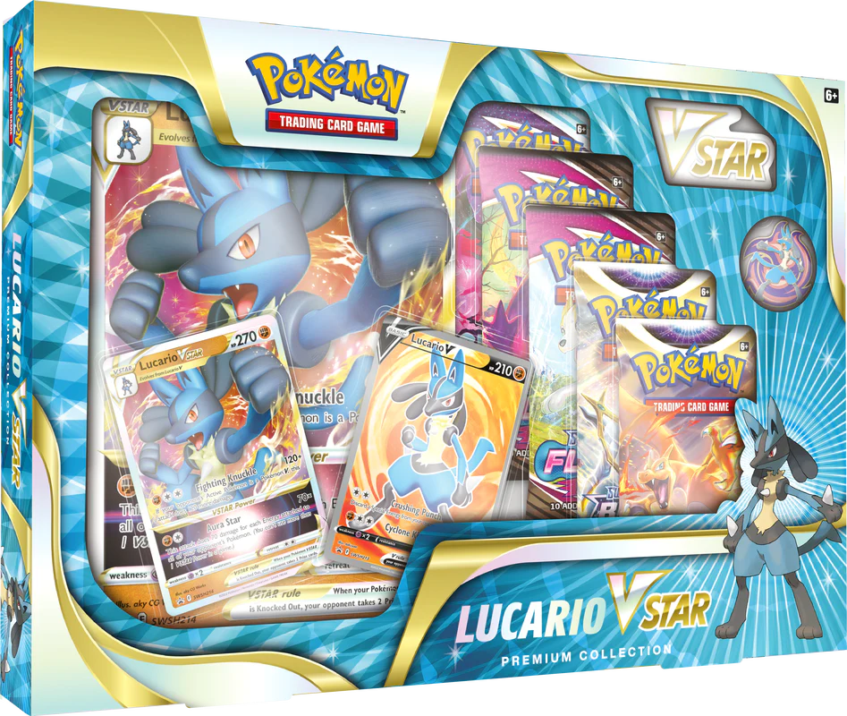 Pokemon Lucario VSTAR Premium Collection Box