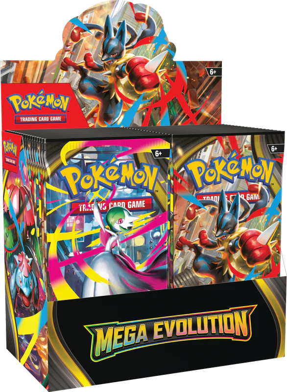 Pokemon ME01 Mega Evolutions Booster Box (Enhanced w/ Topper)