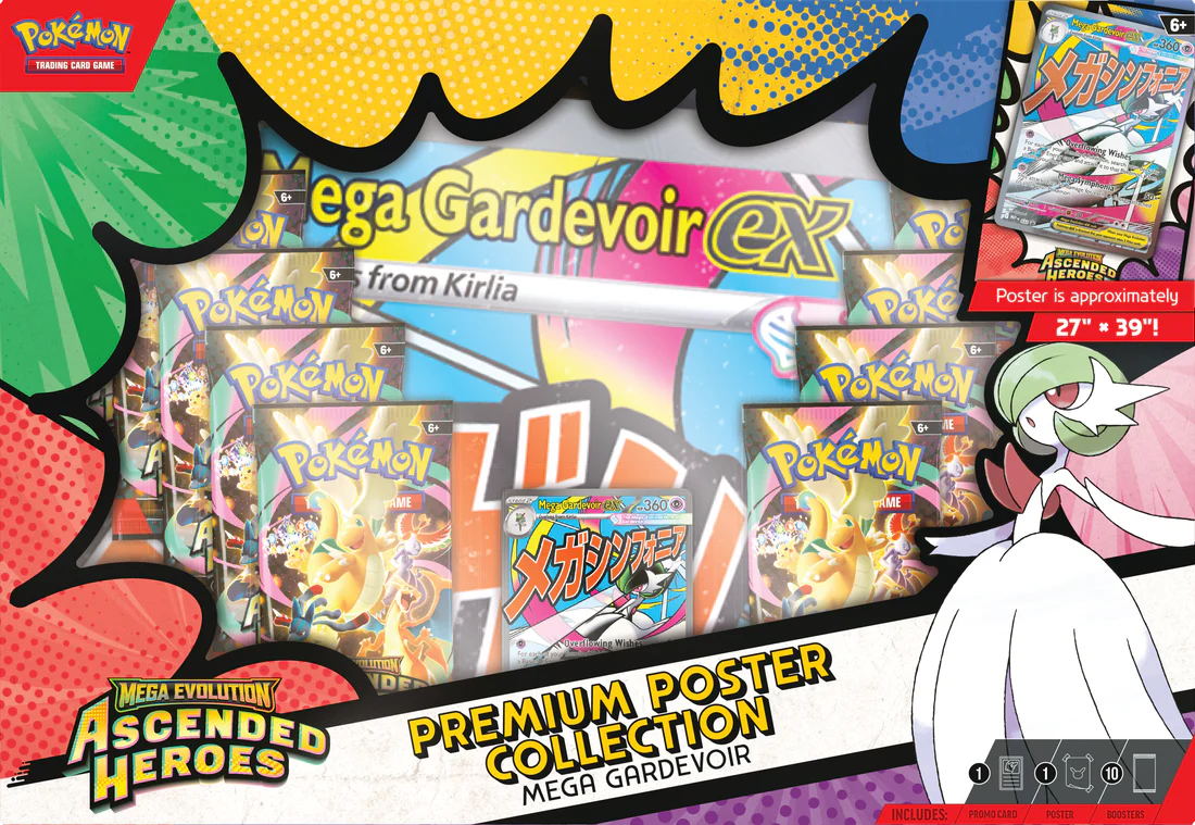 Pokemon ME2.5 Ascended Heroes Premium Poster Collection (Allocated)