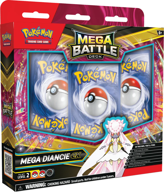Pokemon Mega Gengar/Diancie ex Battle Deck (multiple of 2)