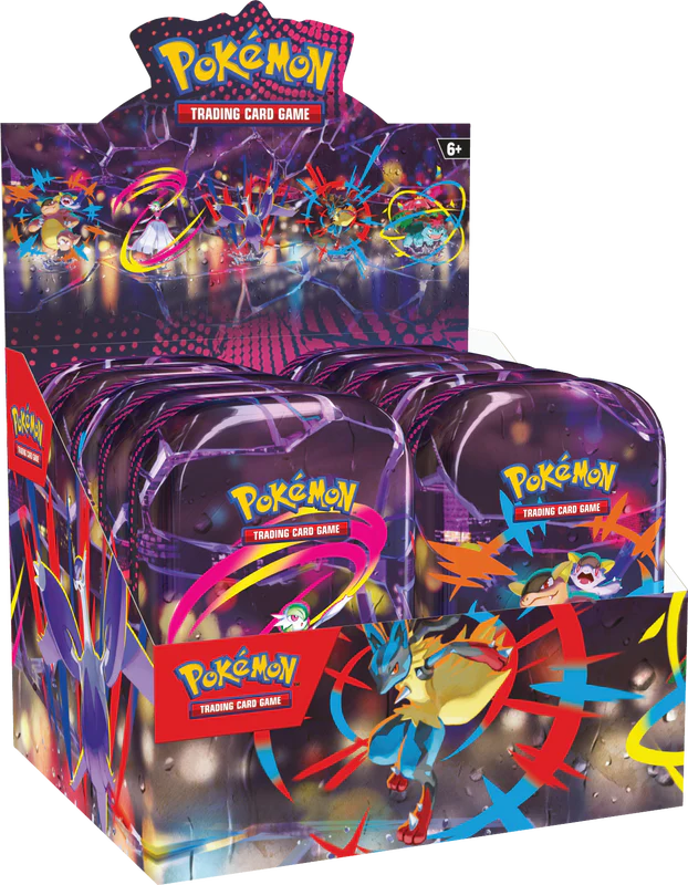 Pokemon Mega Heroes Mini Tin Display (10ct)