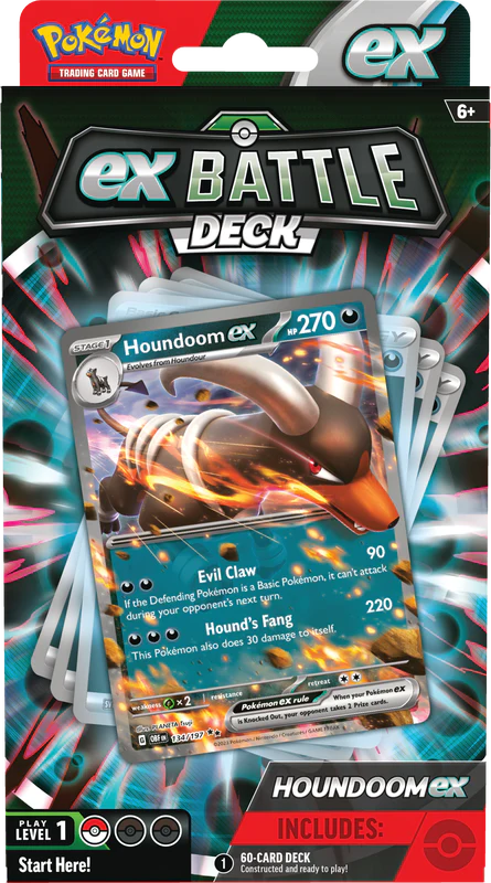 Pokemon Melmetal/Houndoom ex Battle Deck Display