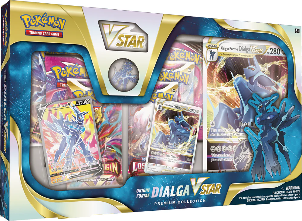 Pokemon Origin Forme Dialga/Palkia V Star Collection Box (Must purchase 6)