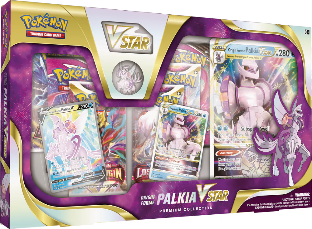 Pokemon Origin Forme Dialga/Palkia V Star Collection Box (Must purchase 6) - Image 2
