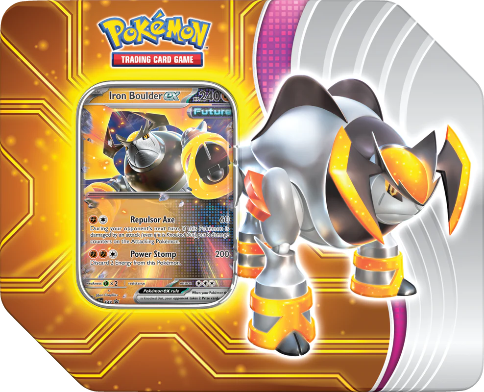 Pokemon Paradox Destinies Tin (Order in Multiples of 4, 8 Tins per Case) - Image 3
