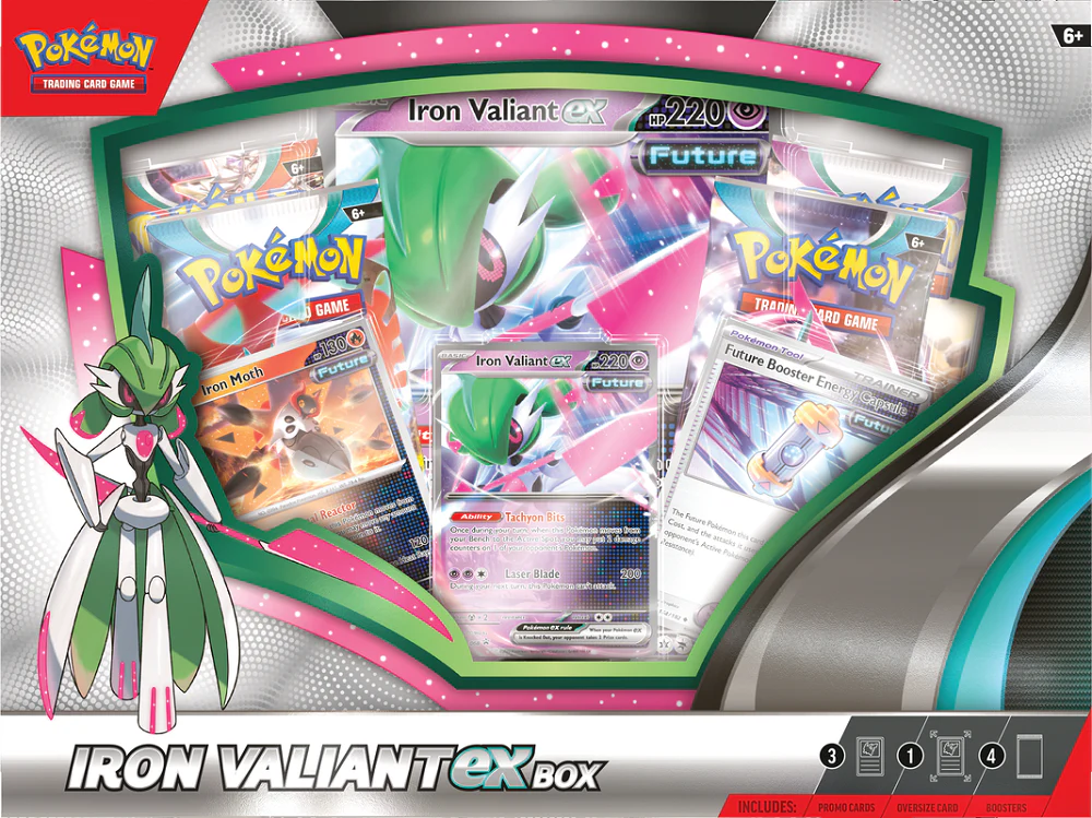 Pokemon Roaring Moon/Iron Valiant EX Box (multiple of 2) - Image 2