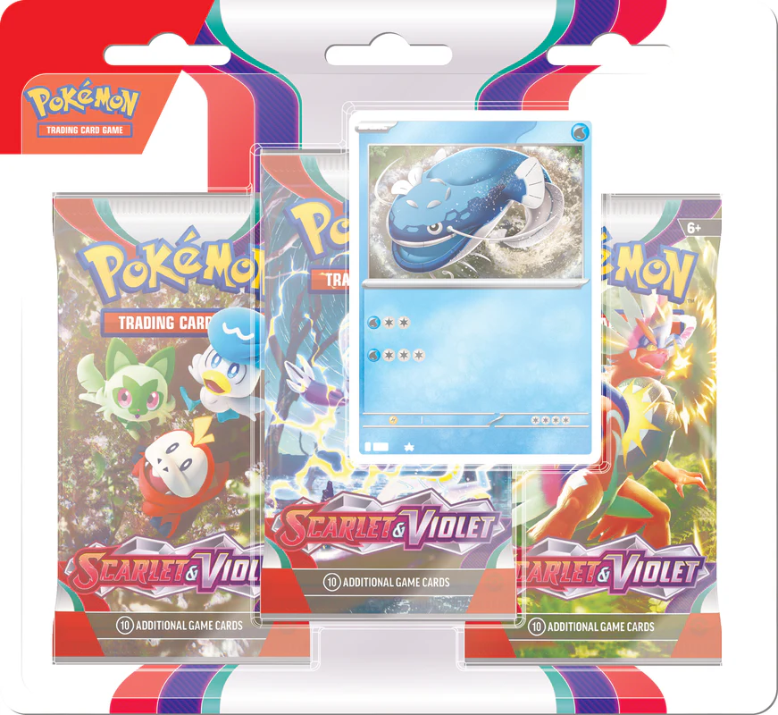 Pokemon SV1 Scarlet and Violet 3-Pack Blister (multiple of 2)