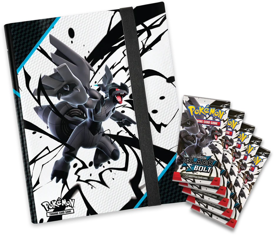 Pokemon SV10.5 Black Bolt Binder Collection (Must be purchased even with White Binder)
