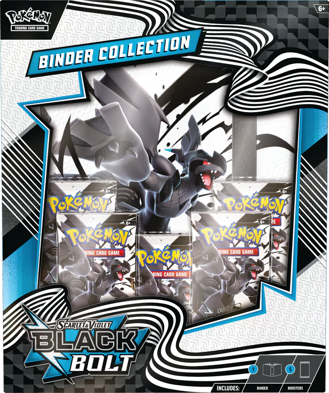 Pokemon SV10.5 Black Bolt Binder Collection (Must be purchased even with White Binder) - Image 2