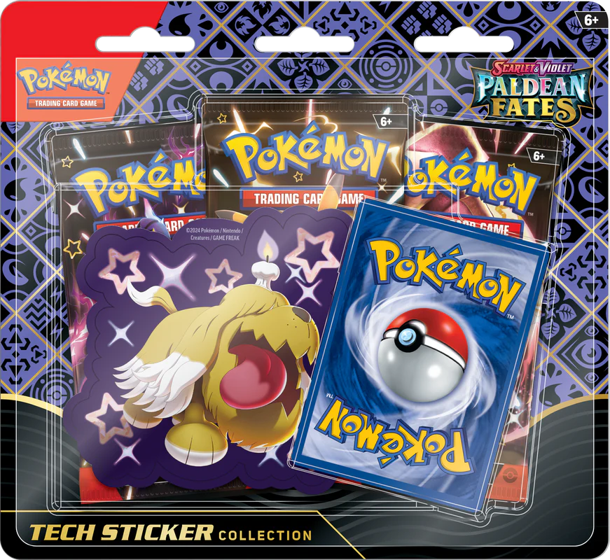 Pokemon SV4.5 Paldean Fates Tech Sticker Collection - Image 2