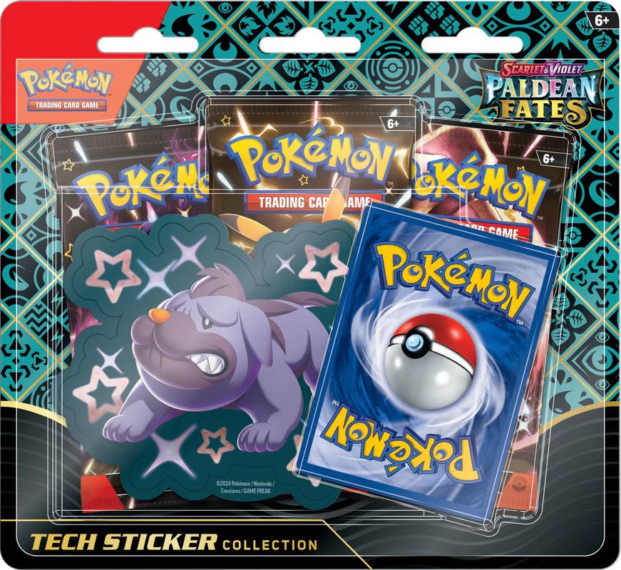 Pokemon SV4.5 Paldean Fates Tech Sticker Collection - Image 3