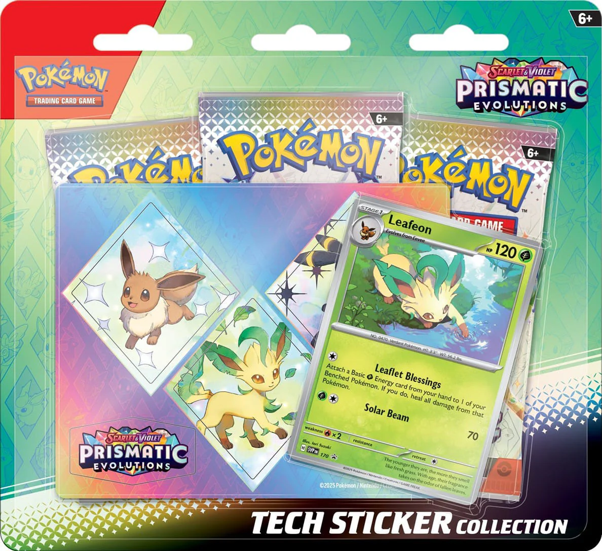 Pokemon SV8.5 Prismatic Evolutions Tech Sticker Collection - Image 3