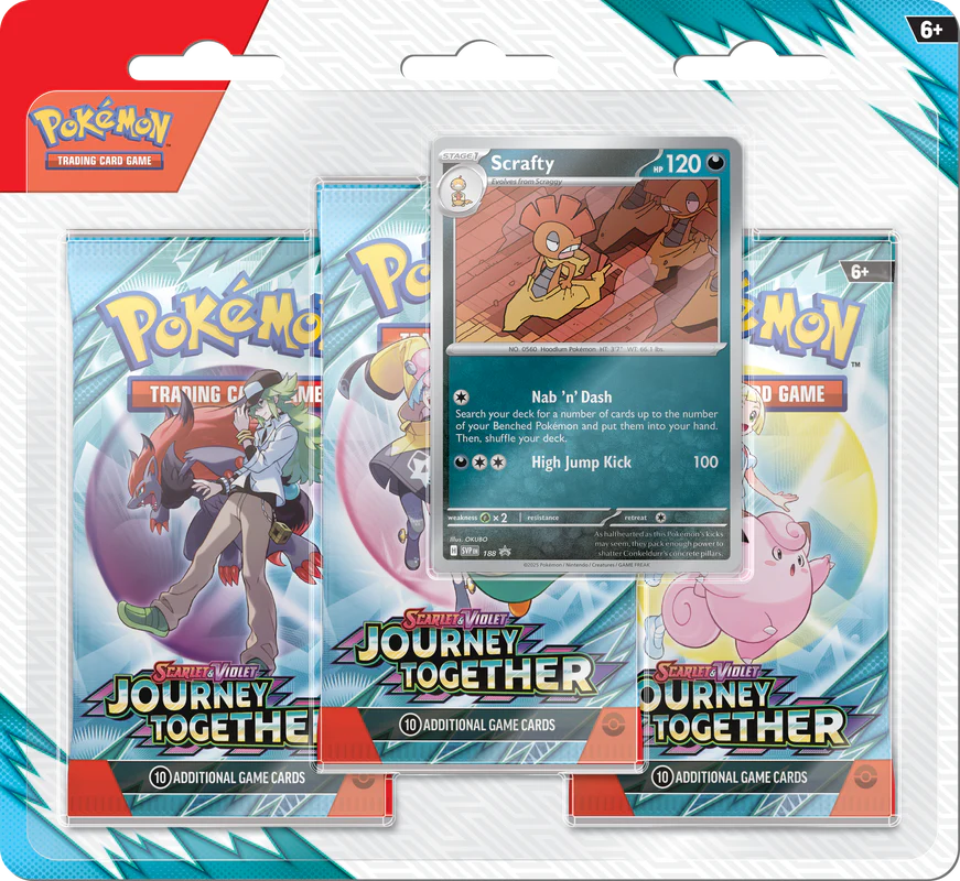 Pokemon SV9 Journey Together 3-Pack Blister - Image 2