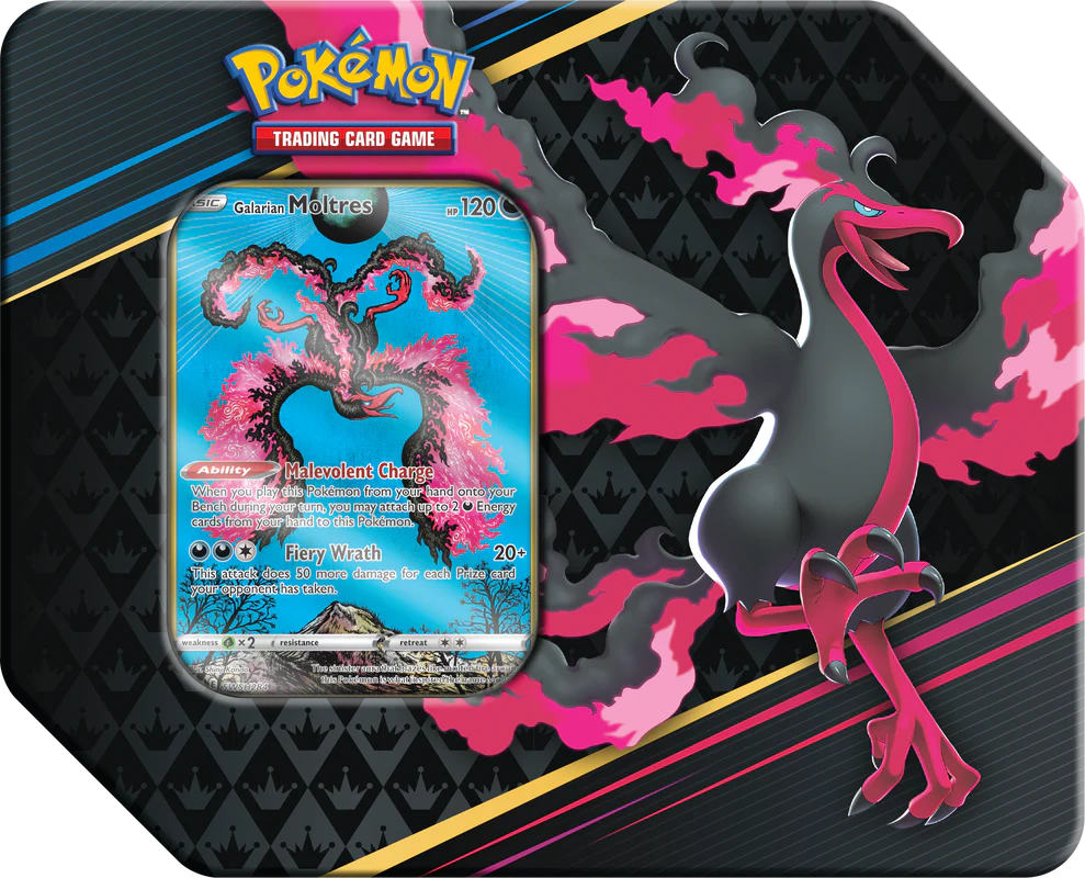 Pokemon SWSH12.5 Crown Zenith Galarian Tin (Place Order in Multiples of 3) - Image 2