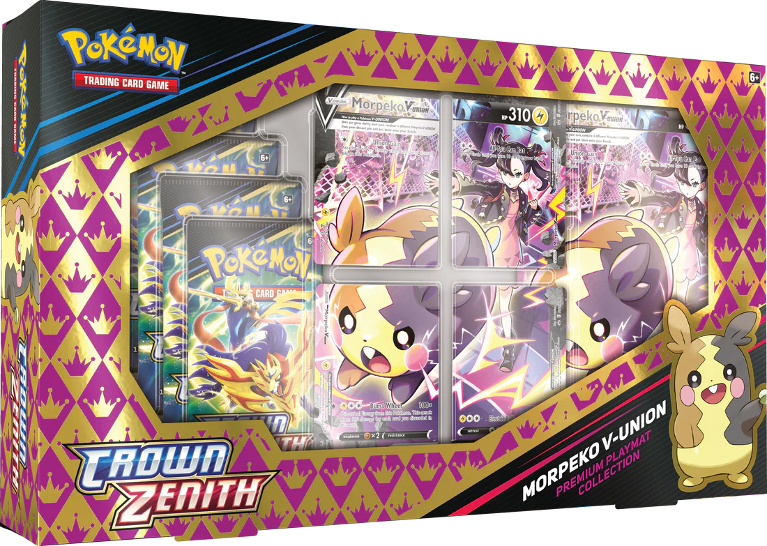 Pokemon SWSH12.5 Crown Zenith Premium Playmat Collection (Morpeko V-Union)