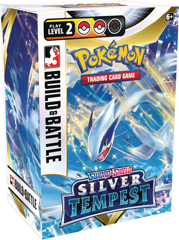 Pokemon SWSH12 Silver Tempest Build & Battle Box Display