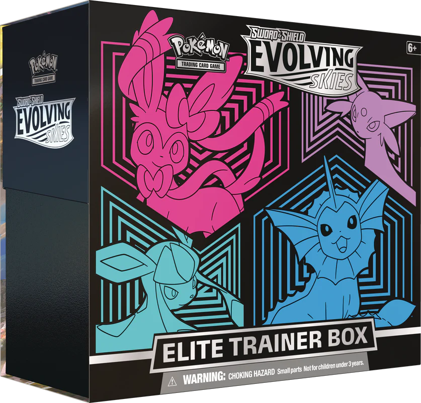 Pokemon SWSH7 Evolving Skies Elite Trainer Box (SEALED 10 ETB CASE) - Image 2