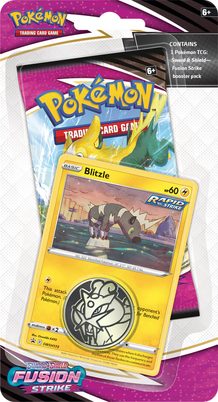 Pokemon SWSH8 Fusion Strike Checklane Blister (Min Purchase 16)