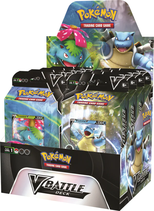 Pokemon V Battle Deck - Venusaur vs Blastoise Display