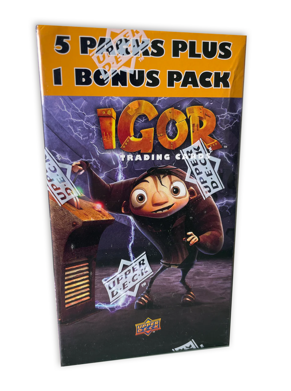 Upper Deck 2008 Igor (Movie) Trading Card Factory Blaster Box